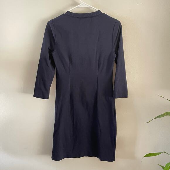 Boden Dark Blue Dress with Scarlet Details - Picture 2 of 10